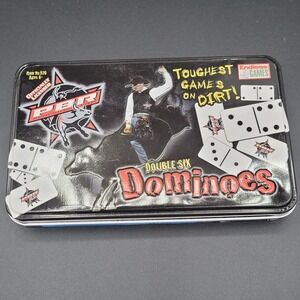 Endless Games Professional Bull Riding PBR Double Six Dominoes